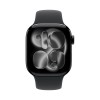 часы Apple Watch Series 11, 42 mm, Jet Black Aluminum Black Sport Band S/M