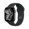 часы Apple Watch Series 11, 42 mm, Jet Black Aluminum Black Sport Band S/M