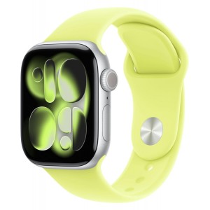 Умные часы Apple Watch Series 11, 42 mm, Silver Aluminium Purple Fog Sport Band S/M